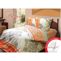 Півтораспальний комплект постільної білизни Home Line "Верона" (помаранчевий) 112676