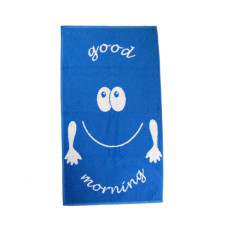 Рушник махровий Home Line "Улыбнись, доброе утро" (синий), 70х140см 112139