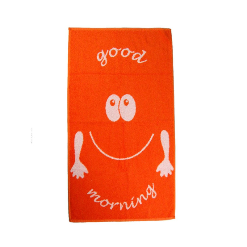 Рушник махровий Home Line "Smile good morning" (оранжевый), 70х140см 112137