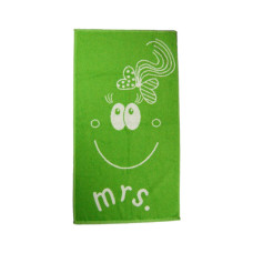 Рушник махровий Home Line "Smile mrs" (зелений), 50х90 см 111663
