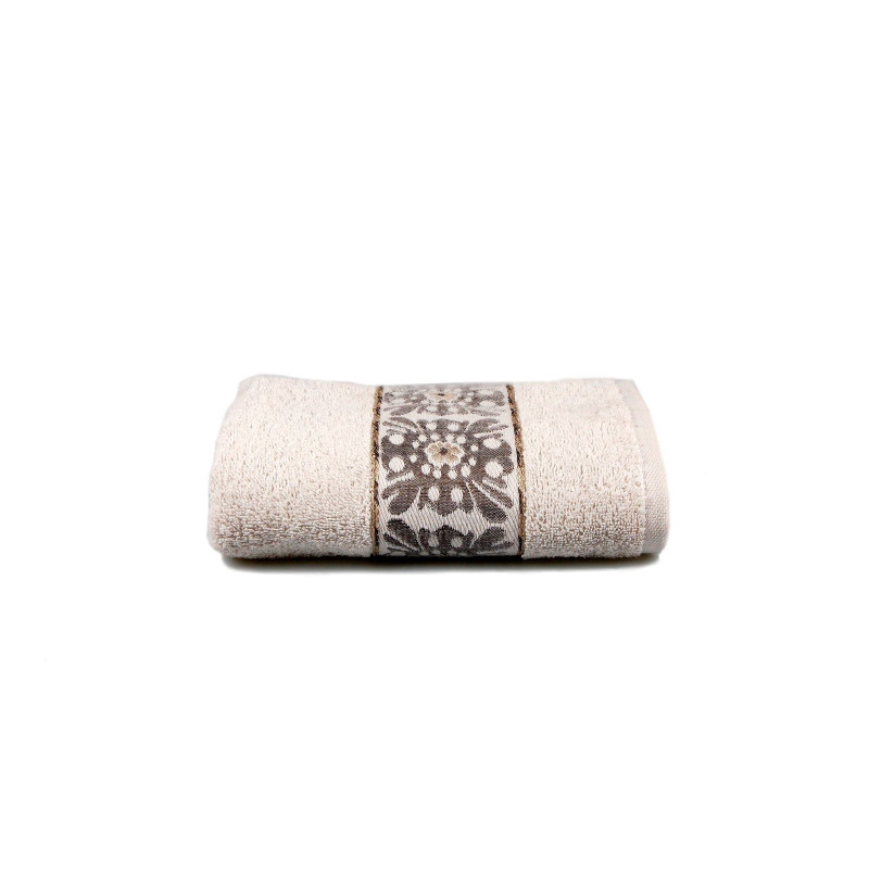 Рушник махровий Home Line "Oriental" (світло-сірий), 50х90см 110517