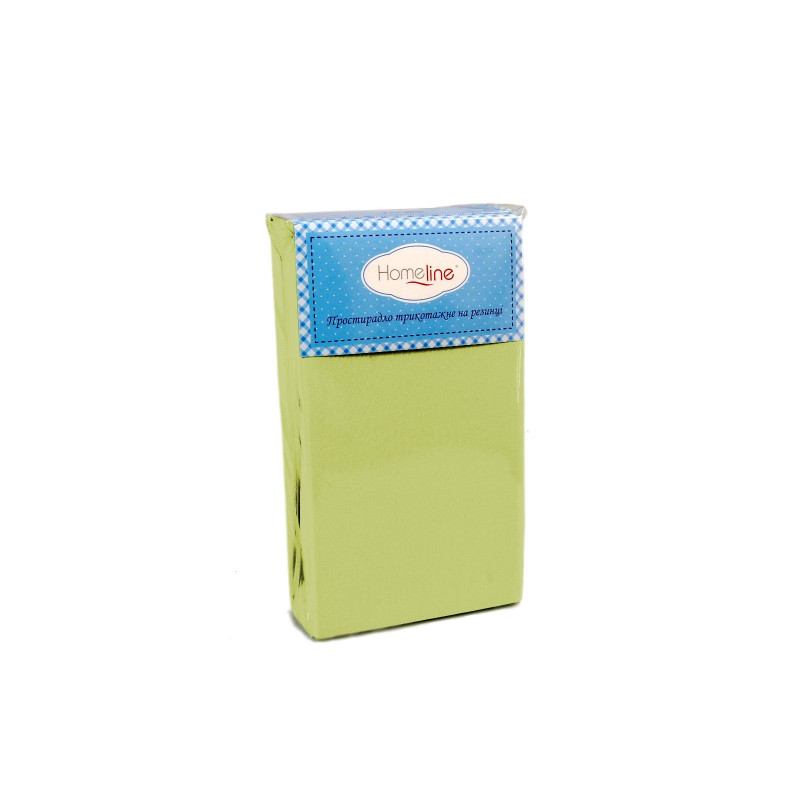 Простирадло трикотажне на резинці Home Line (оливкове) 180х200см 110433