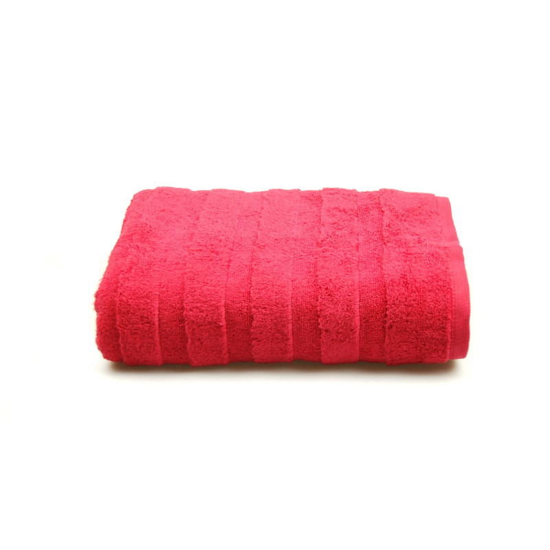 Рушник из микрокоттона Home Line "Страйп" (бордовый), 50х90см 105721