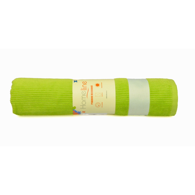 Рушник велюровий пляжний Home Line (зелений), 70х150см 105631