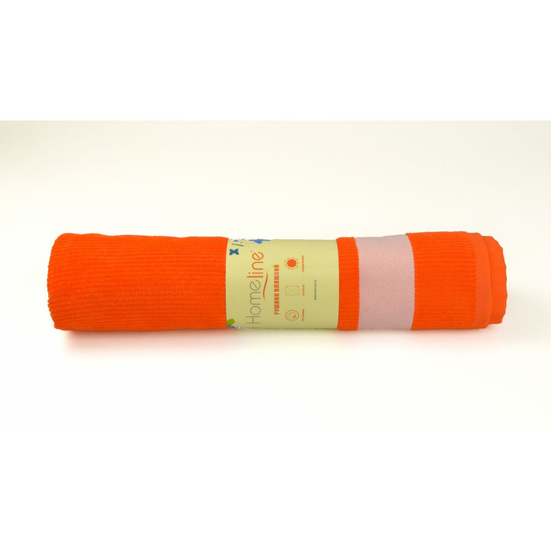 Рушник велюровий пляжний Home Line (оранжевый), 70х150см 105628