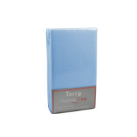 Простирадло махрове на резинці Home Line (блакитне) 160х200см 105539