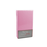 Простирадло махрове на резинці Home Line (рожеве) 160х200см 105537