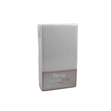 Простирадло махрове на резинці Home Line (сіре) 140х200см 105507
