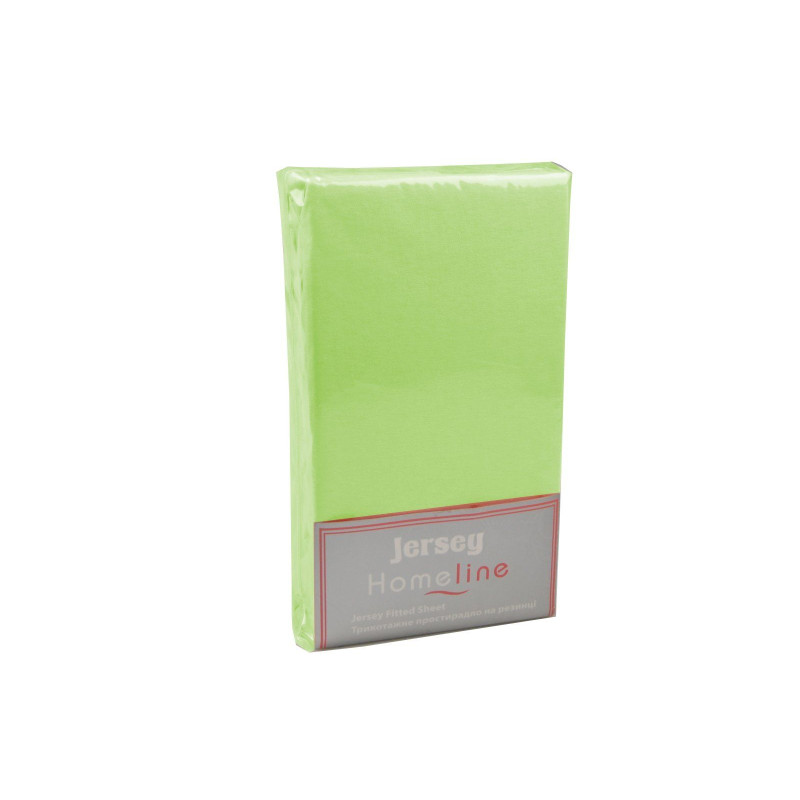 Простирадло трикотажне на резинці Home Line (салатове) 180х200см 105468