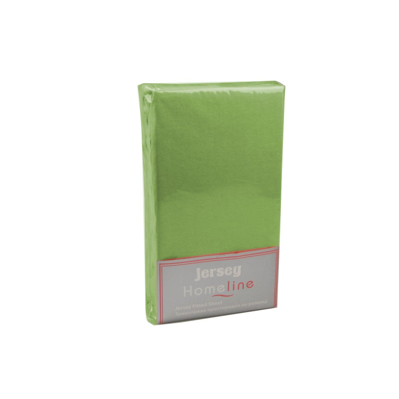 Простирадло трикотажне на резинці Home Line (оливкове) 180х200см 105458