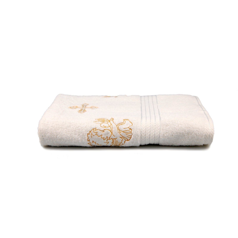 Рушник махровий Home Line "Крижма" (золотий), 70х140см 105330