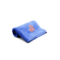 Рушник махровий Home Line "Серце" (синій), 45х115см 105204