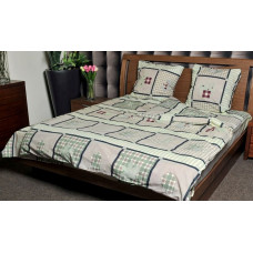 Євро комплект постільної білизни Home Line "Печворк" 70х70 105126