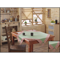 Скатертина "BK042" (зелёная) 140х180см 105038