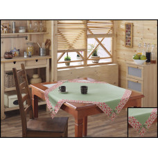 Скатертина "BK042" (зелена) 140х180см 105038