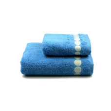 Рушник махровий Home Line "Balls" (блакитний), 50х90см 104956