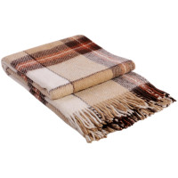 Плед Vladi "Ельф" (біло-бежево-коричневий) 200х220см 104921