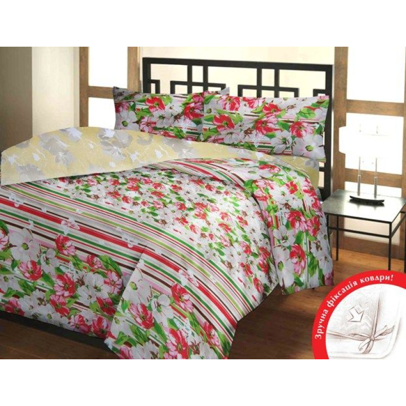 Комплект постільної білизни Home Line "Весна" (червоний) 104260