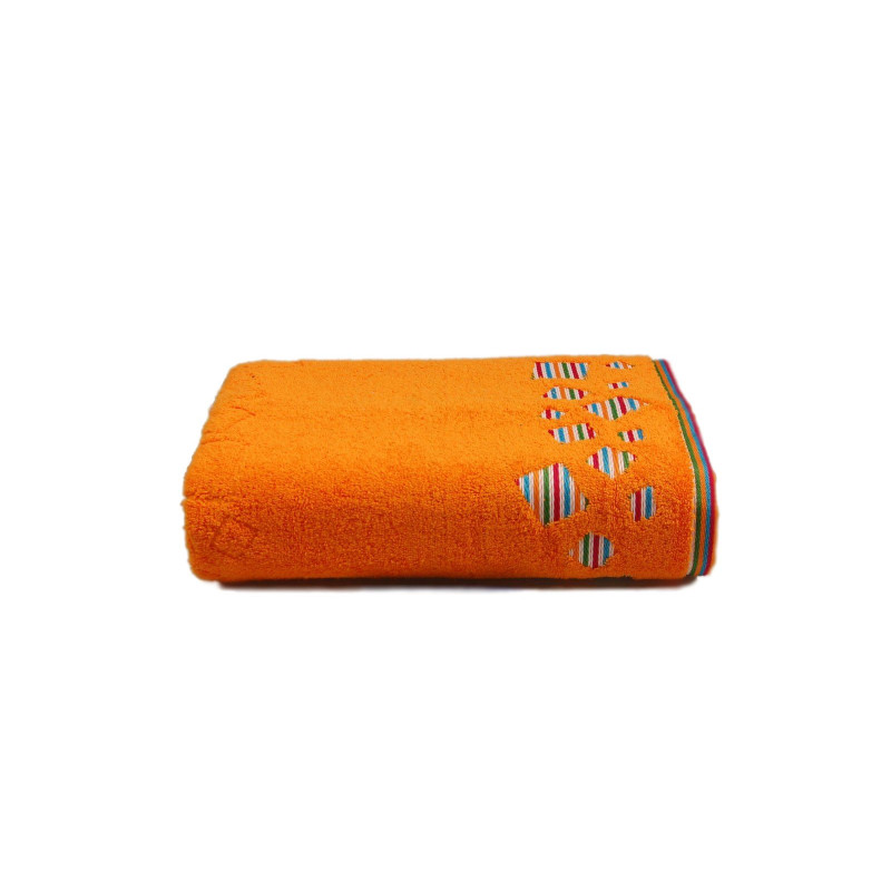 Рушник махровий Home Line "Rainbow new" (оранжевый), 70х140см 103531