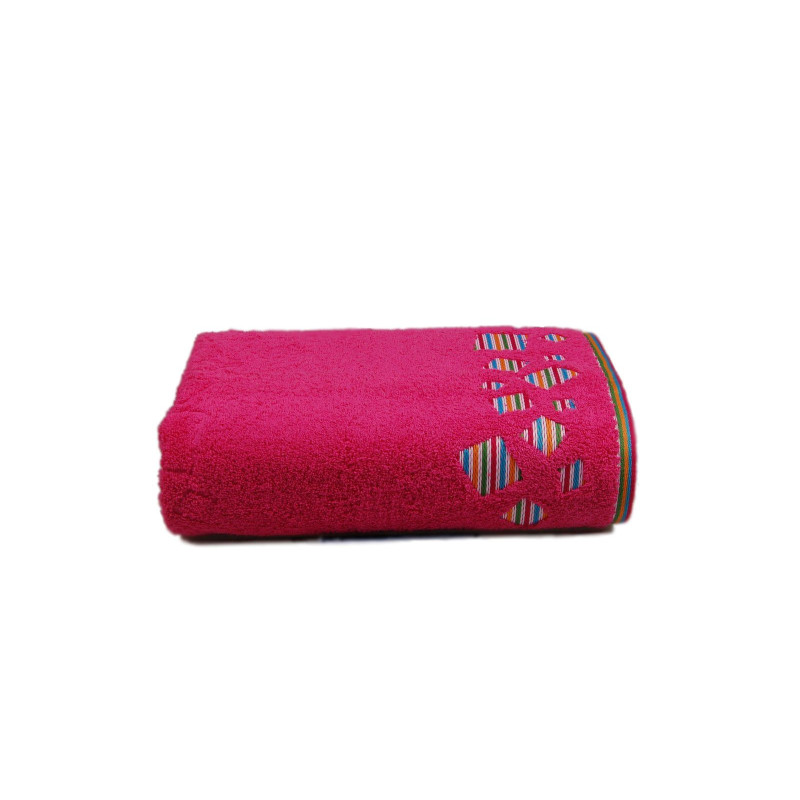Рушник махровий Home Line "Rainbow new" (рожевий), 70х140см 103529