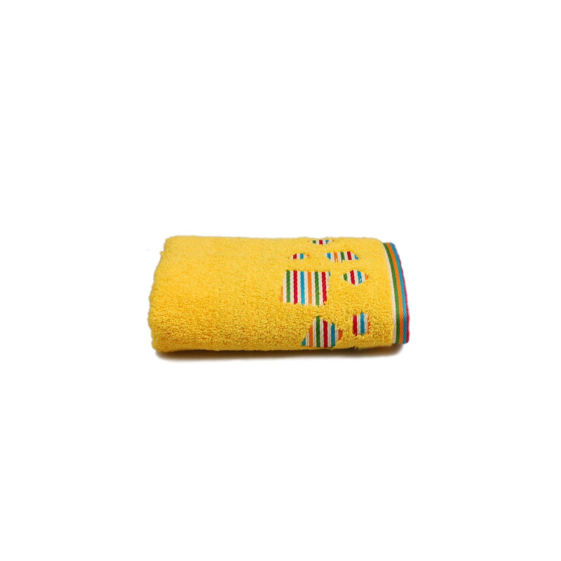 Рушник махровий Home Line "Rainbow new" (жовтий), 50х90см 103522
