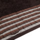 Рушник махровий Home Line "Eirene new" (темно-коричневий), 70х140 см 103509