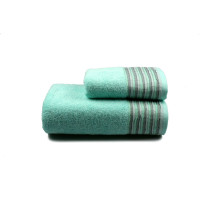 Рушник махровий Home Line "Eirene new" (бирюзовый), 50х90см 103502