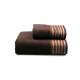 Рушник махровий Home Line "Eirene new" (темно-коричневий), 50х90см 103501