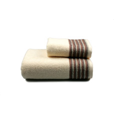 Рушник махровий Home Line "Eirene new" (кремовий), 50х90см 103498