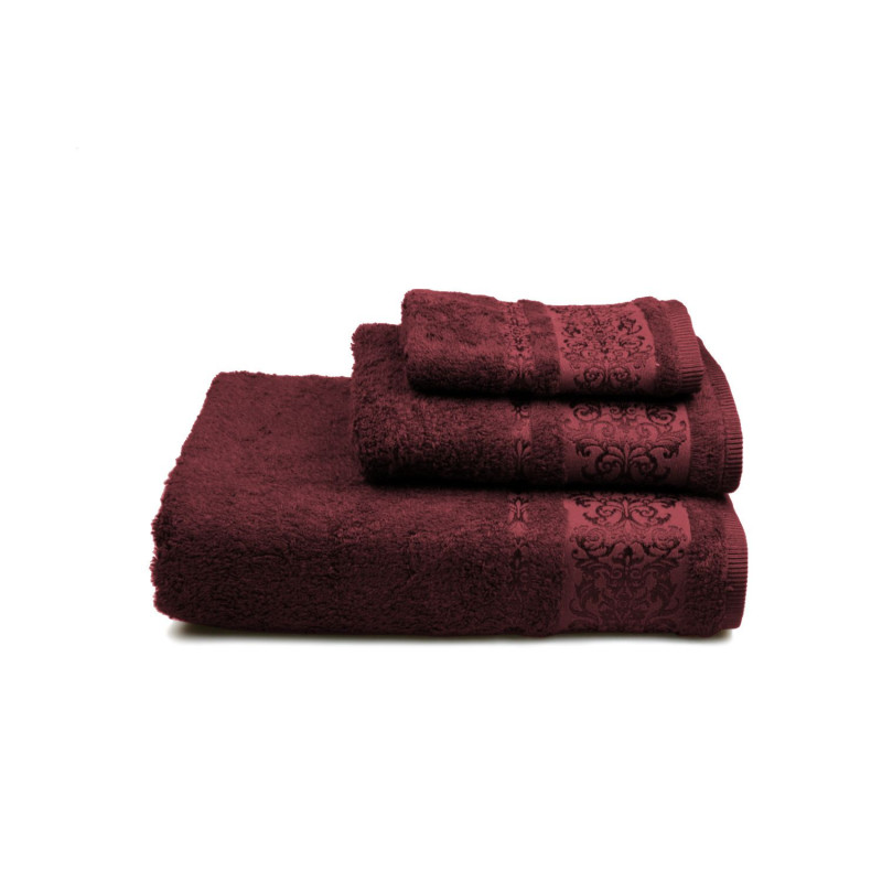 Рушник махровий Home Line "Bamboo new" (бордовий), 70х140 см 103492