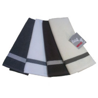 Рушник кухонний Shamrock "Classic elegant" (сіро-білий) 40х60см 102948
