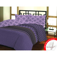 Півтораспальний комплект постільної білизни Home Line "Елара" (ліловий) 102584
