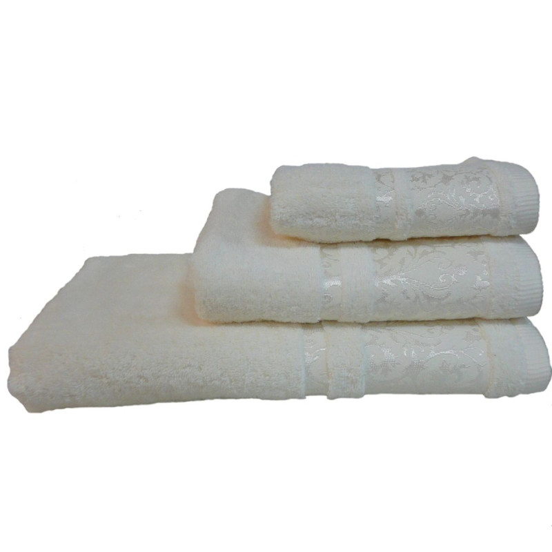Рушник махровий Home Line "Бамбук" (кремовий), 50х90см 101289