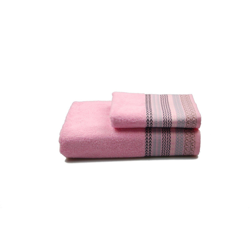 Рушник махровий Home Line "Етно" (рожевий), 70х140см 98418