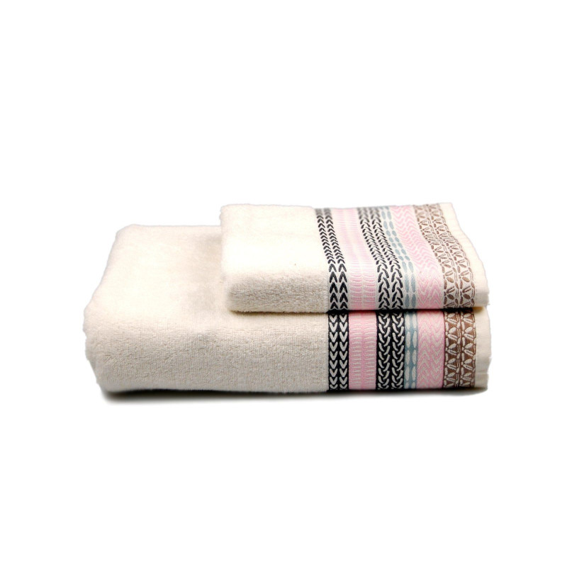 Рушник махровий Home Line "Етно" (кремовий), 70х140см 98417