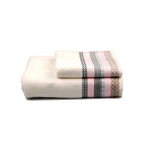 Рушник махровий Home Line "Етно" (кремовий), 50х90см 98412