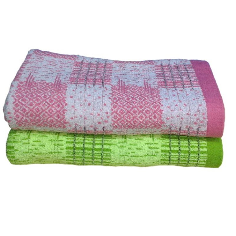Рушник махровий Home Line "Клаптик" (помаранчевий), 70х135см 98054