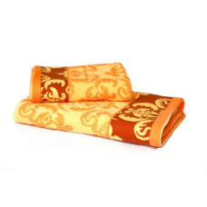 Рушник махровий Home Line "Квіти" (жовтий), 70х135см 98038