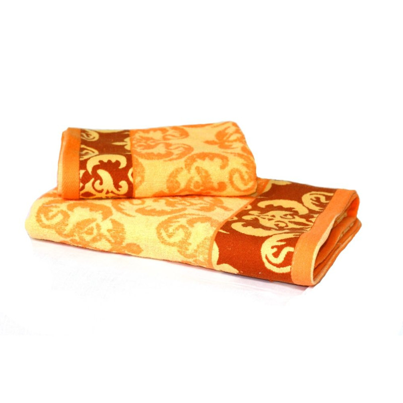 Рушник махровий Home Line "Квіти" (жовтий), 70х135см 98038