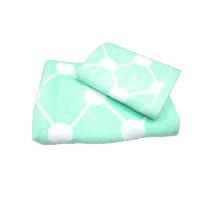 Рушник махровий Home Line "Ромашка" (зелений), 70х135см 98025