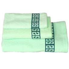 Рушник махровий Home Line "Теодор" (зелений), 70х135см 98007