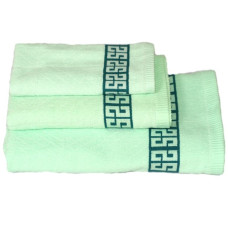 Рушник махровий Home Line "Теодор" (зелений), 48х95см 98004
