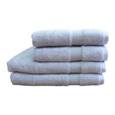 Рушник махровий Home Line "Нью-Йорк" (сірий), 50х90см 97357