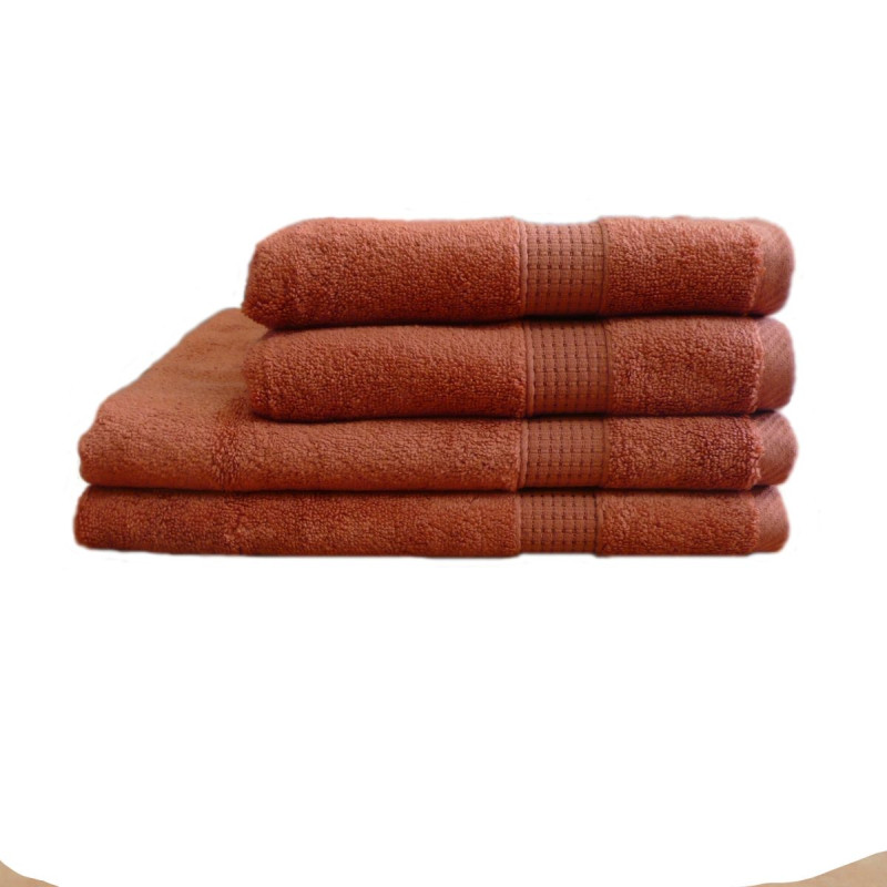 Рушник махровий Home Line "Нью-йорк" (теракотовий), 70х140см 97354