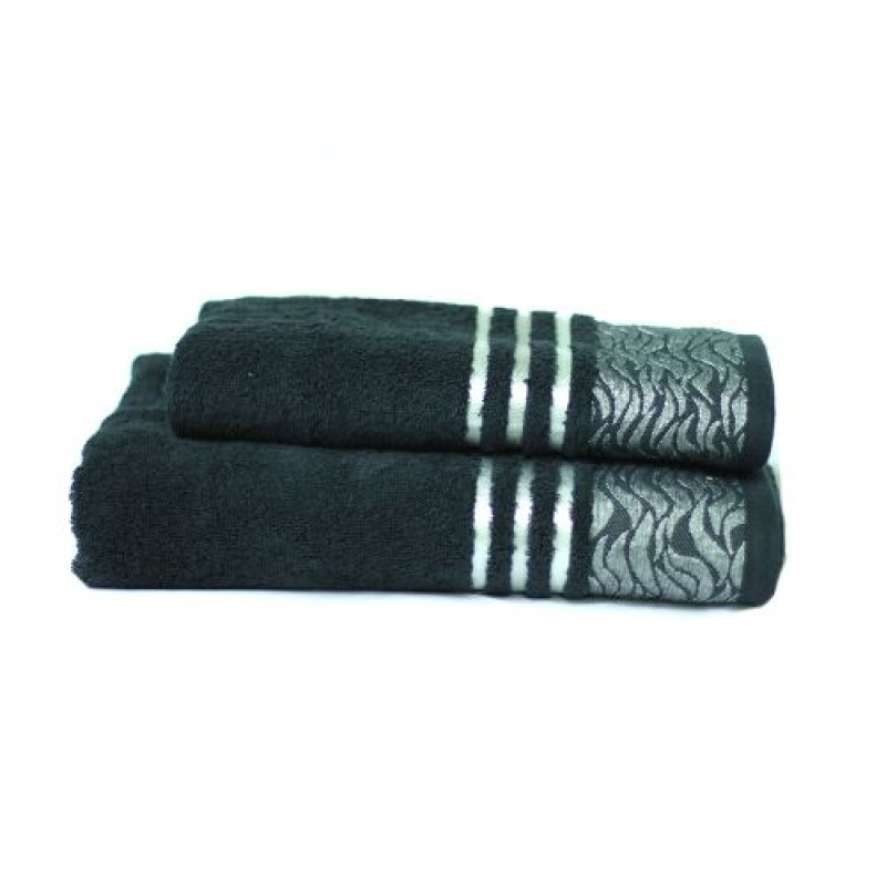 Рушник махровий Home Line "Персей" (чорний), 70х140см 96702
