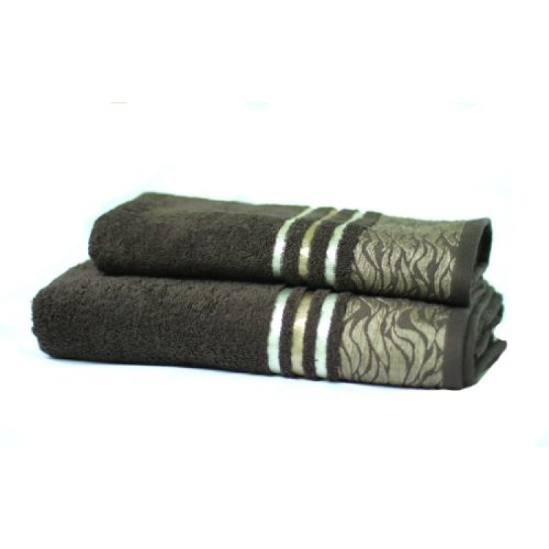 Рушник махровий Home Line "Персей" (темно-коричневий), 50х90см 96694