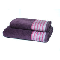 Рушник махровий Home Line "Eirene" (фиолетовый), 50х90см 96662