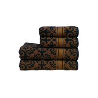 Рушник махровий Shamrock "Shiraz" (чорний), 50х90см 95461