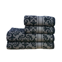 Рушник махровий Shamrock "Shraz" (чорний), 50х90см 95460