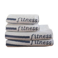 Рушник махровий Shamrock "Fitness" (білий), 50х90см 94422